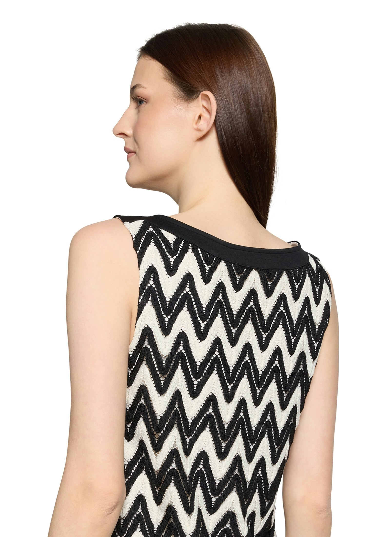 Shirt Kurz ohne Arm Black/Cream Bild 7