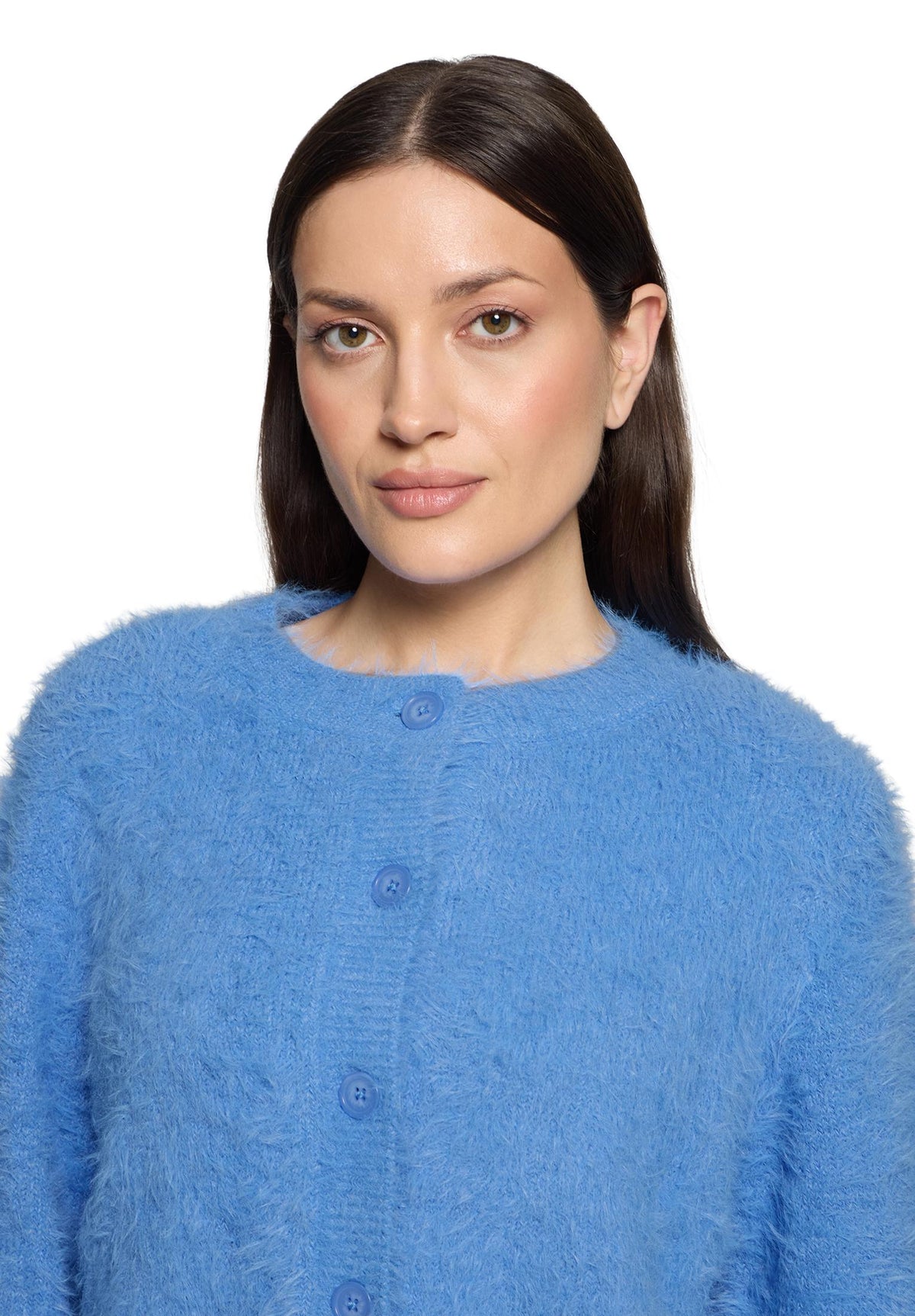 Strickjacke Kurz 1/1 Arm Azurine Bild 6