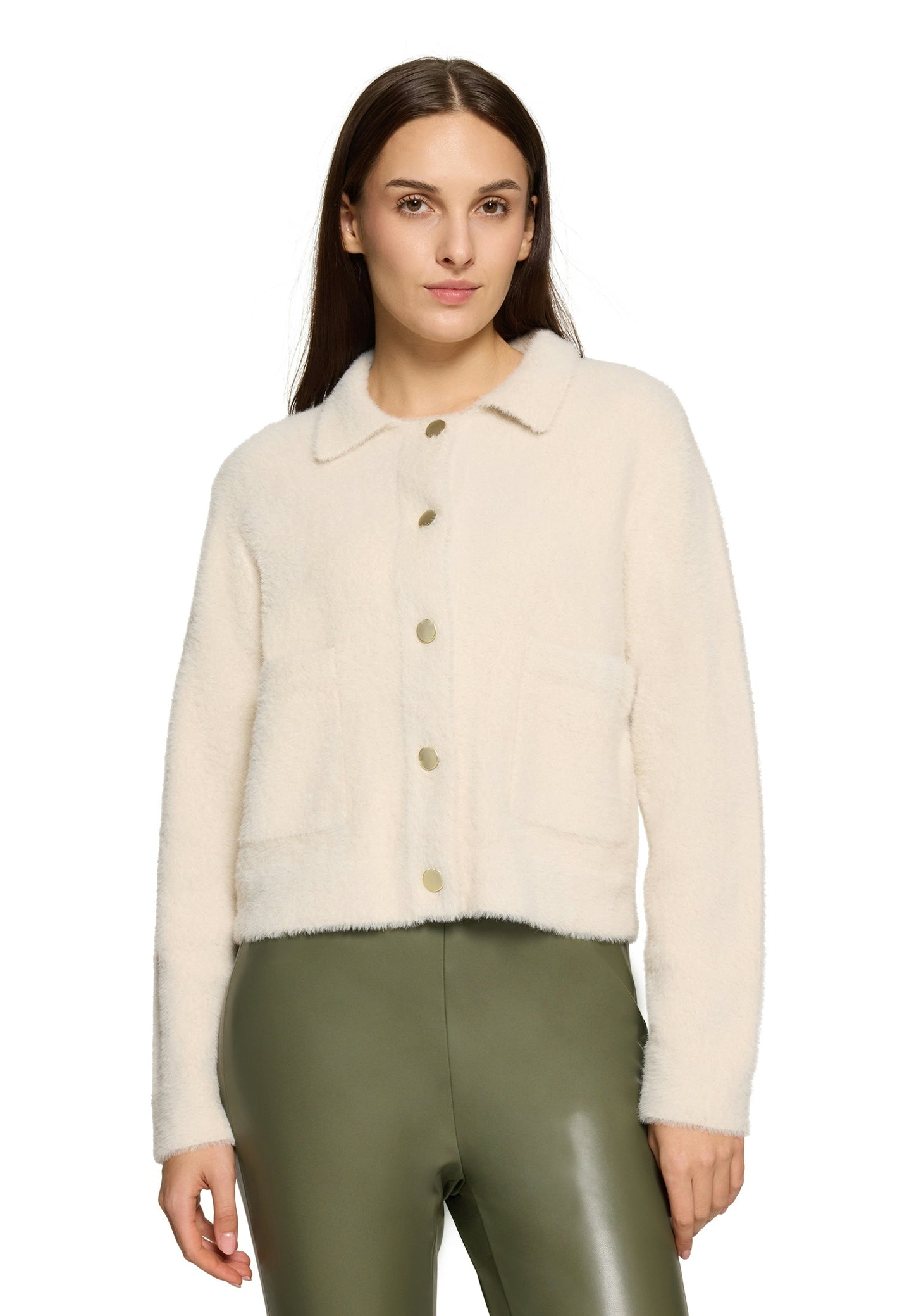 Strickjacke Kurz 1/1 Arm Soft Nature Bild 3