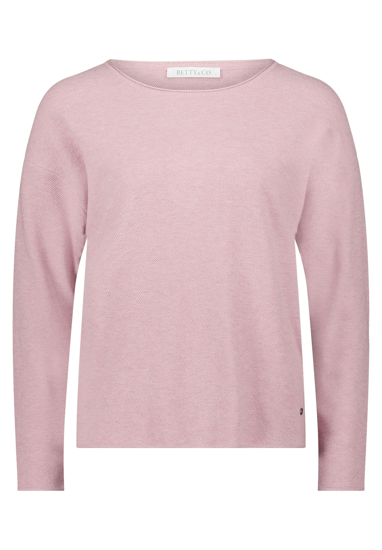 Strickpullover Kurz 1/1 Arm Rose Melange Bild 1