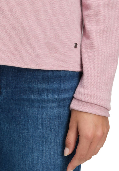 Strickpullover Kurz 1/1 Arm Rose Melange Bild 7