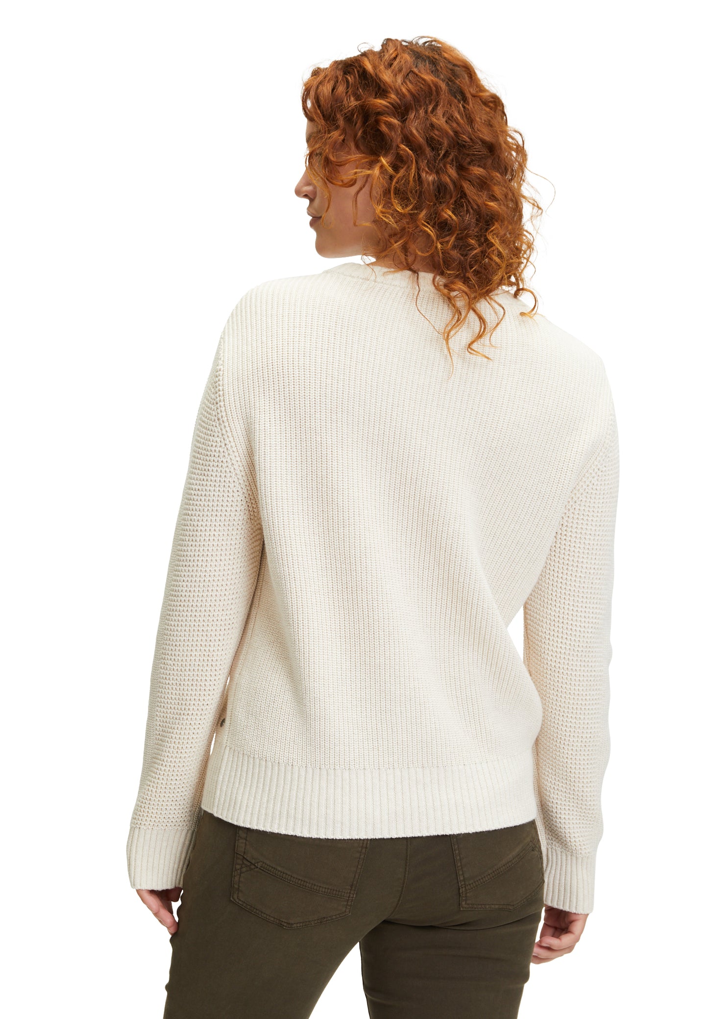 Knitted sweater short 1/1 sleeve