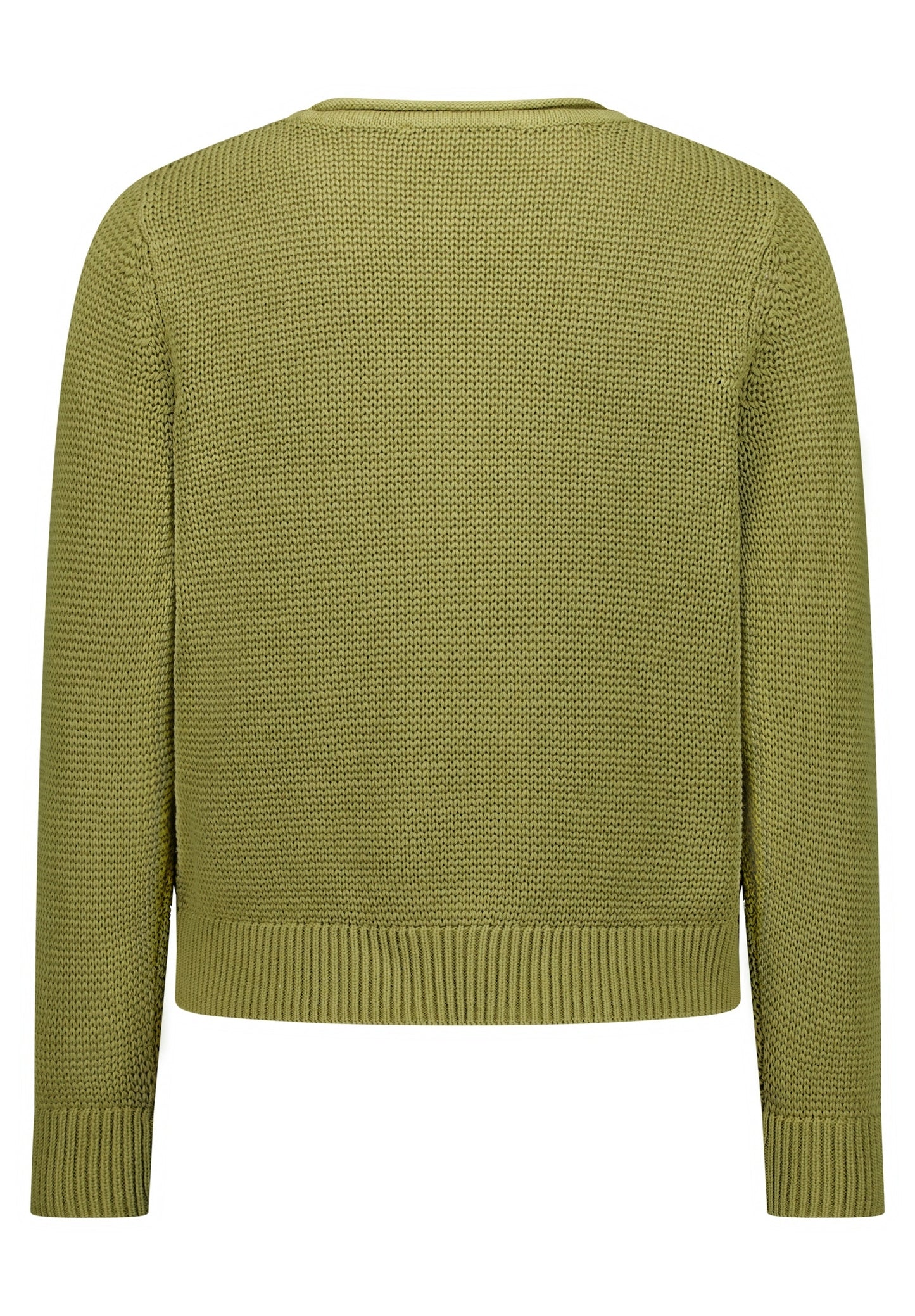 Strickpullover Kurz 1/1 Arm Olive Drab Bild 2