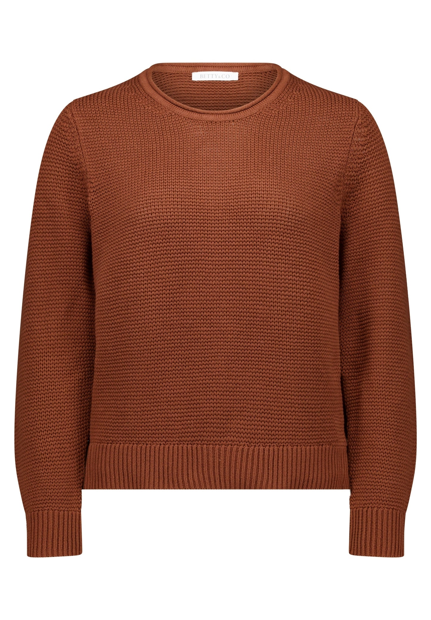 Strickpullover Kurz 1/1 Arm Tortoise Shell Bild 1
