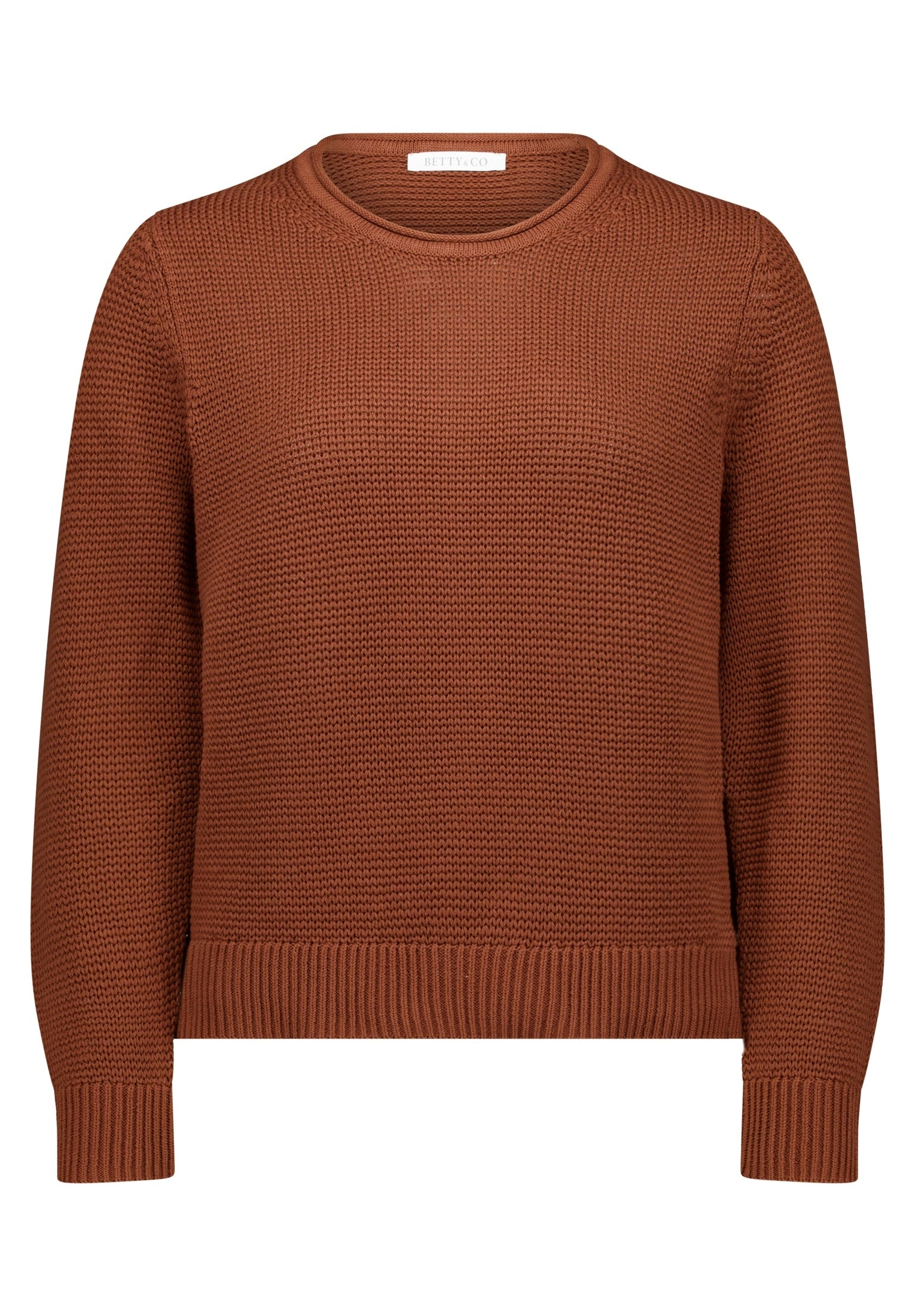 Strickpullover Kurz 1/1 Arm Tortoise Shell Bild 1