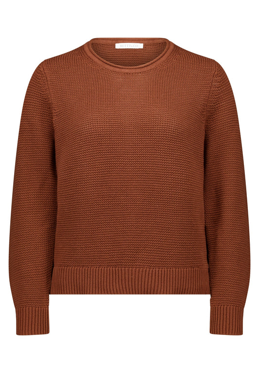 Strickpullover Kurz 1/1 Arm Tortoise Shell Bild 1