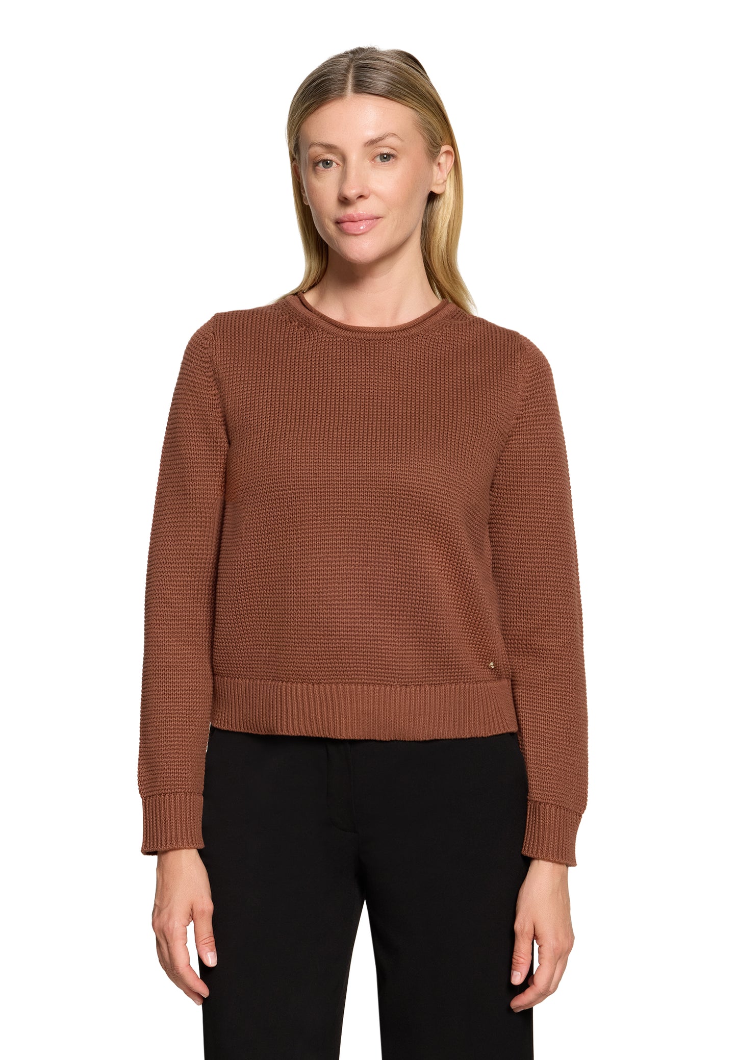Strickpullover Kurz 1/1 Arm Tortoise Shell Bild 3