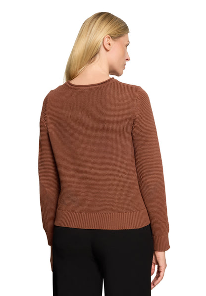 Strickpullover Kurz 1/1 Arm Tortoise Shell Bild 4