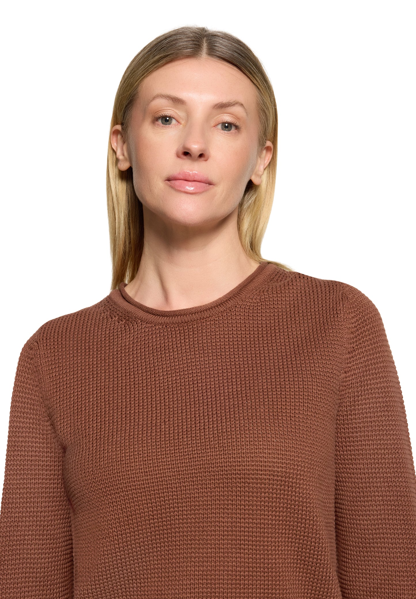 Strickpullover Kurz 1/1 Arm Tortoise Shell Bild 6