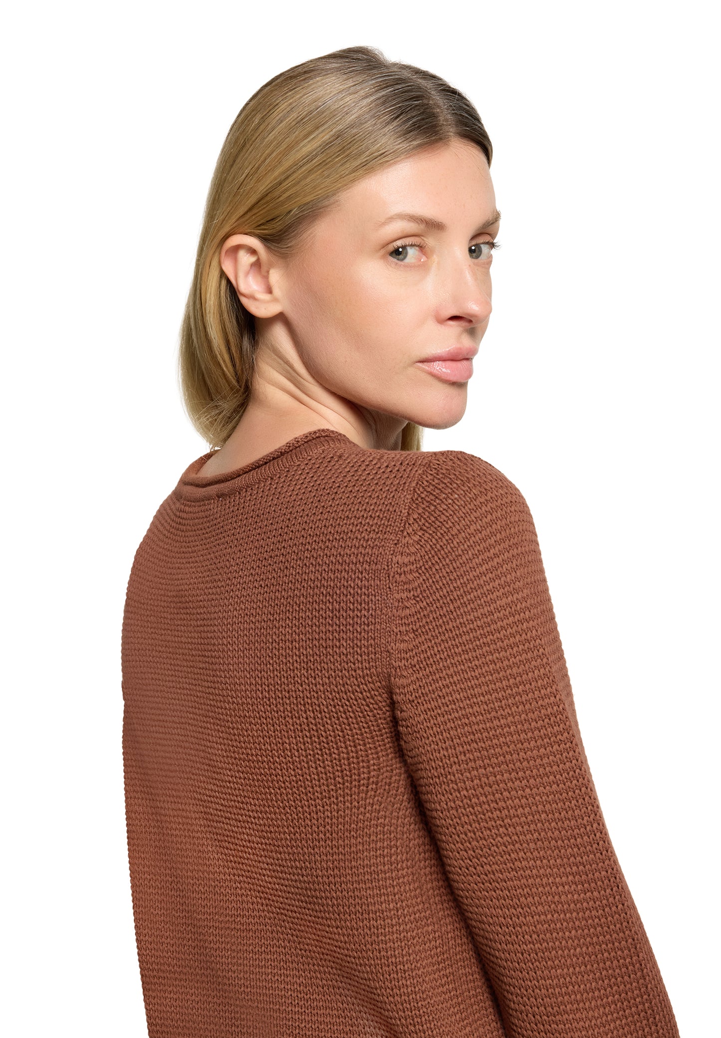 Strickpullover Kurz 1/1 Arm Tortoise Shell Bild 7