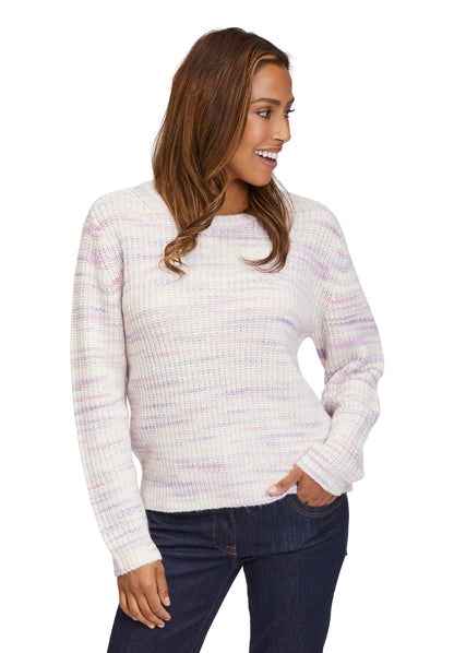 Knitted sweater short 1/1 sleeve
