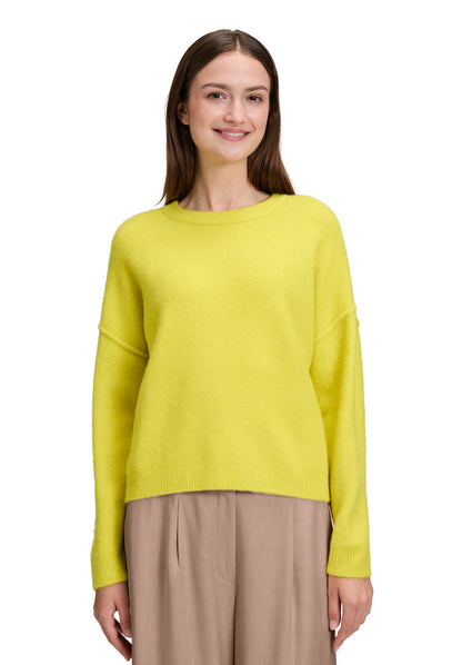 Strickpullover Kurz 1/1 Arm Neon Yellow Bild 3
