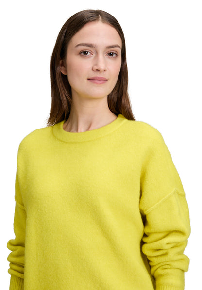 Strickpullover Kurz 1/1 Arm Neon Yellow Bild 6