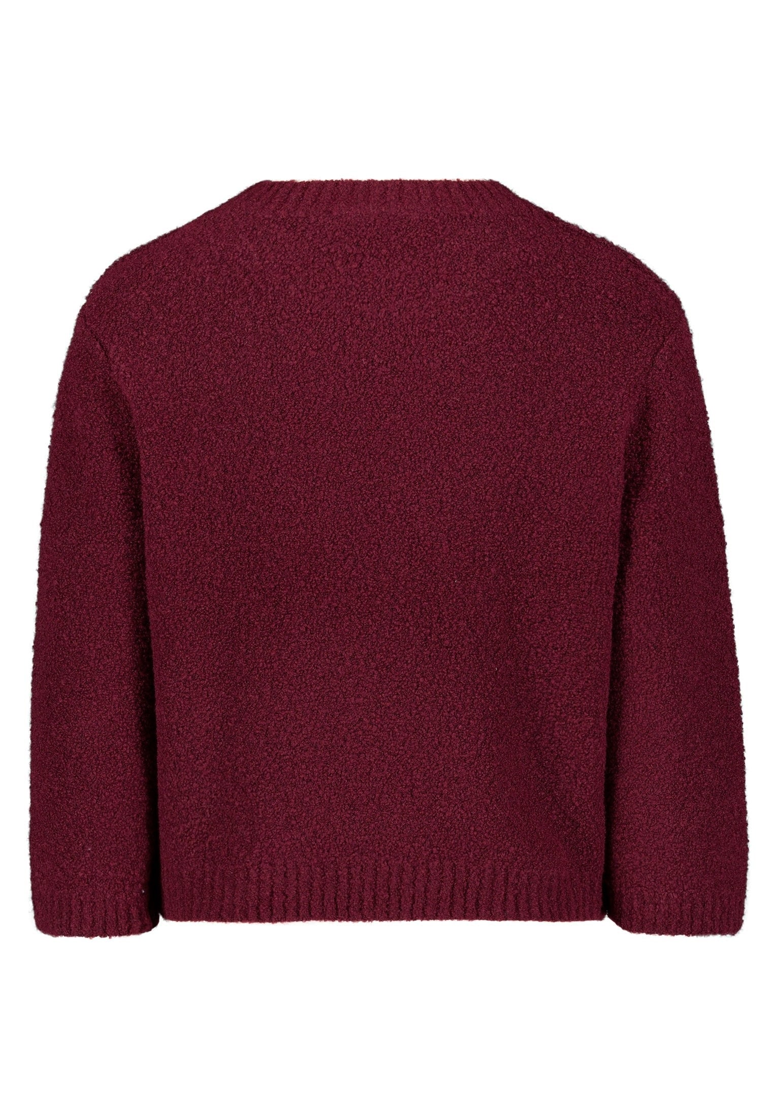 Strickpullover Kurz 3/4 Arm Middle Red Melange Bild 2