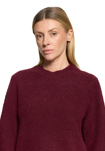 Strickpullover Kurz 3/4 Arm Middle Red Melange Bild 6