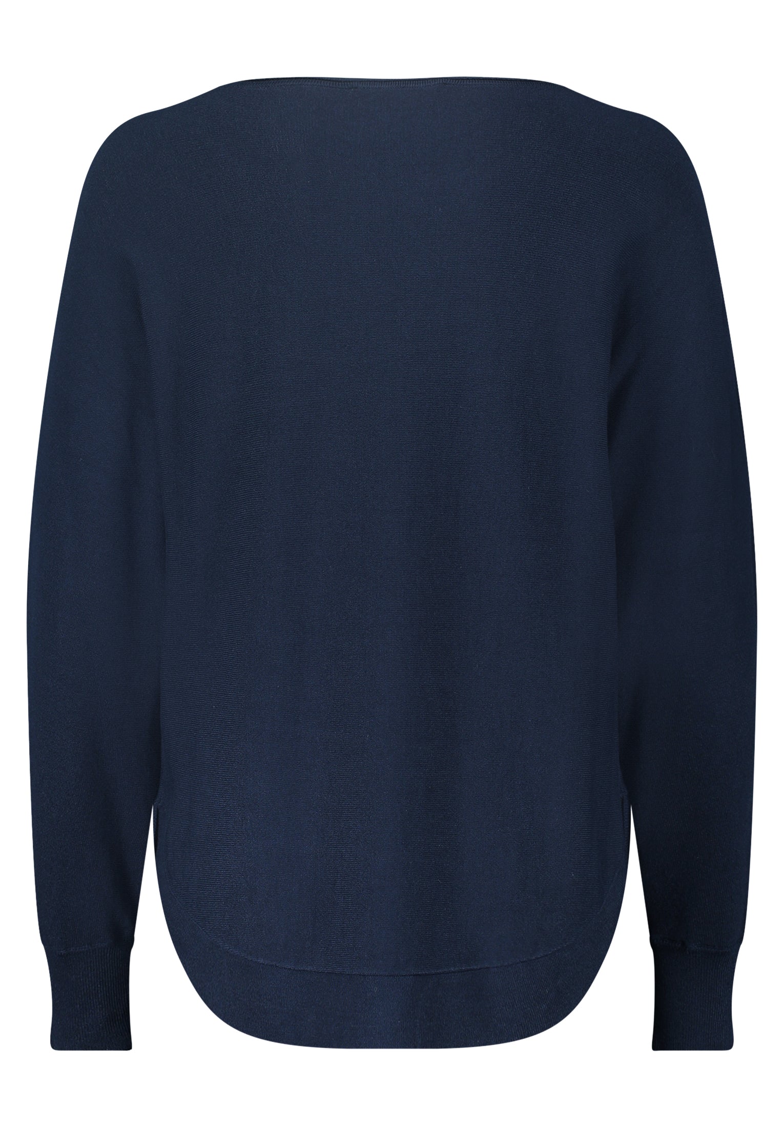 Strickpullover Lang 1/1 Arm Navy Blue Bild 2