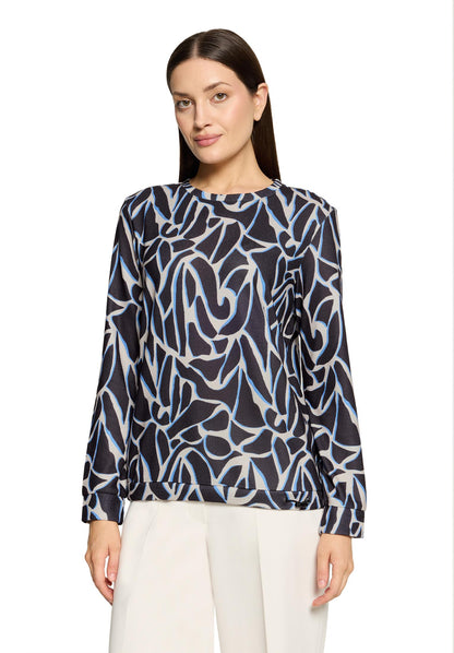 Sweat Kurz 1/1 Arm Grey/Cream Bild 3