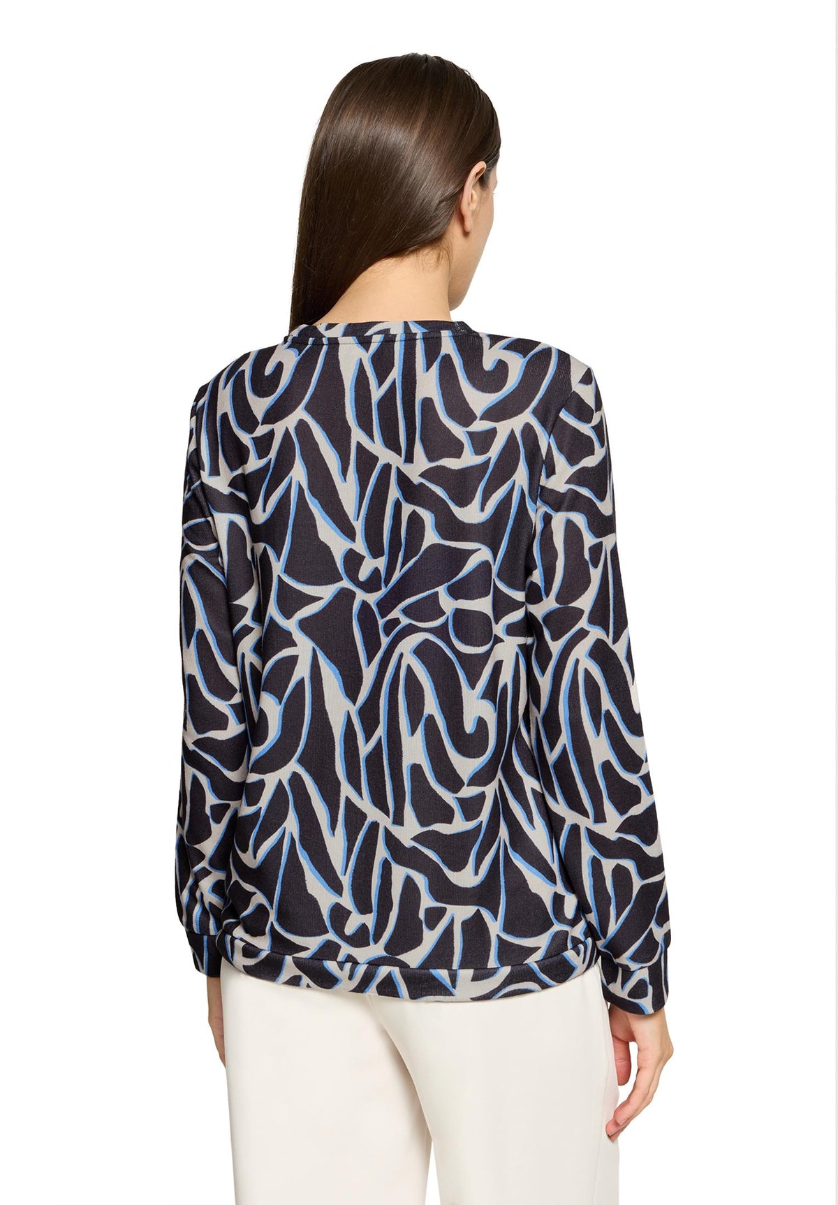 Sweat Kurz 1/1 Arm Grey/Cream Bild 4