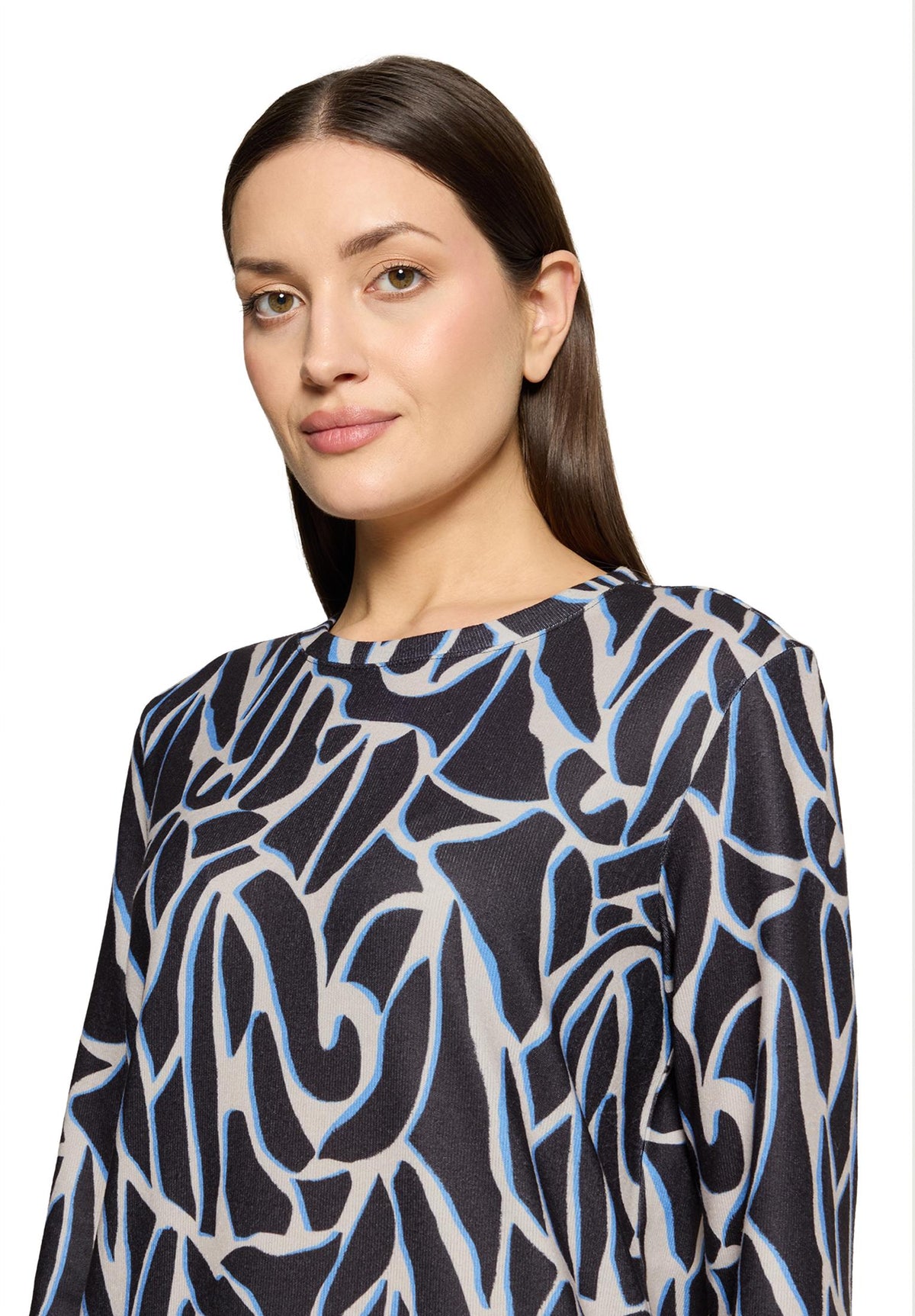 Sweat Kurz 1/1 Arm Grey/Cream Bild 6