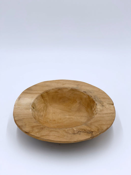 Schale Teak H9 D30cm Braun Bild 2