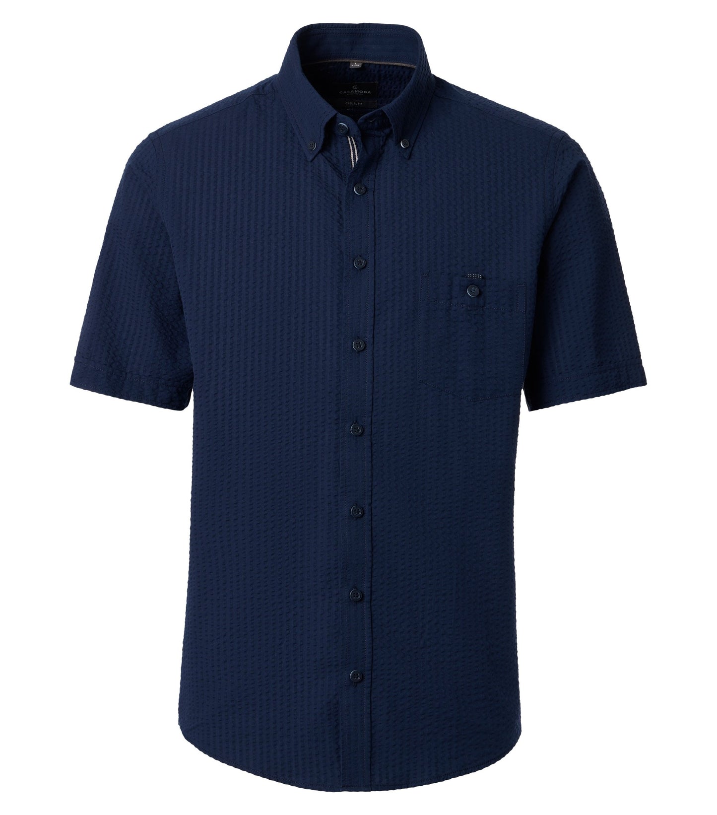 B.D. Casual Short 1/2Arm 101 blau Bild 1