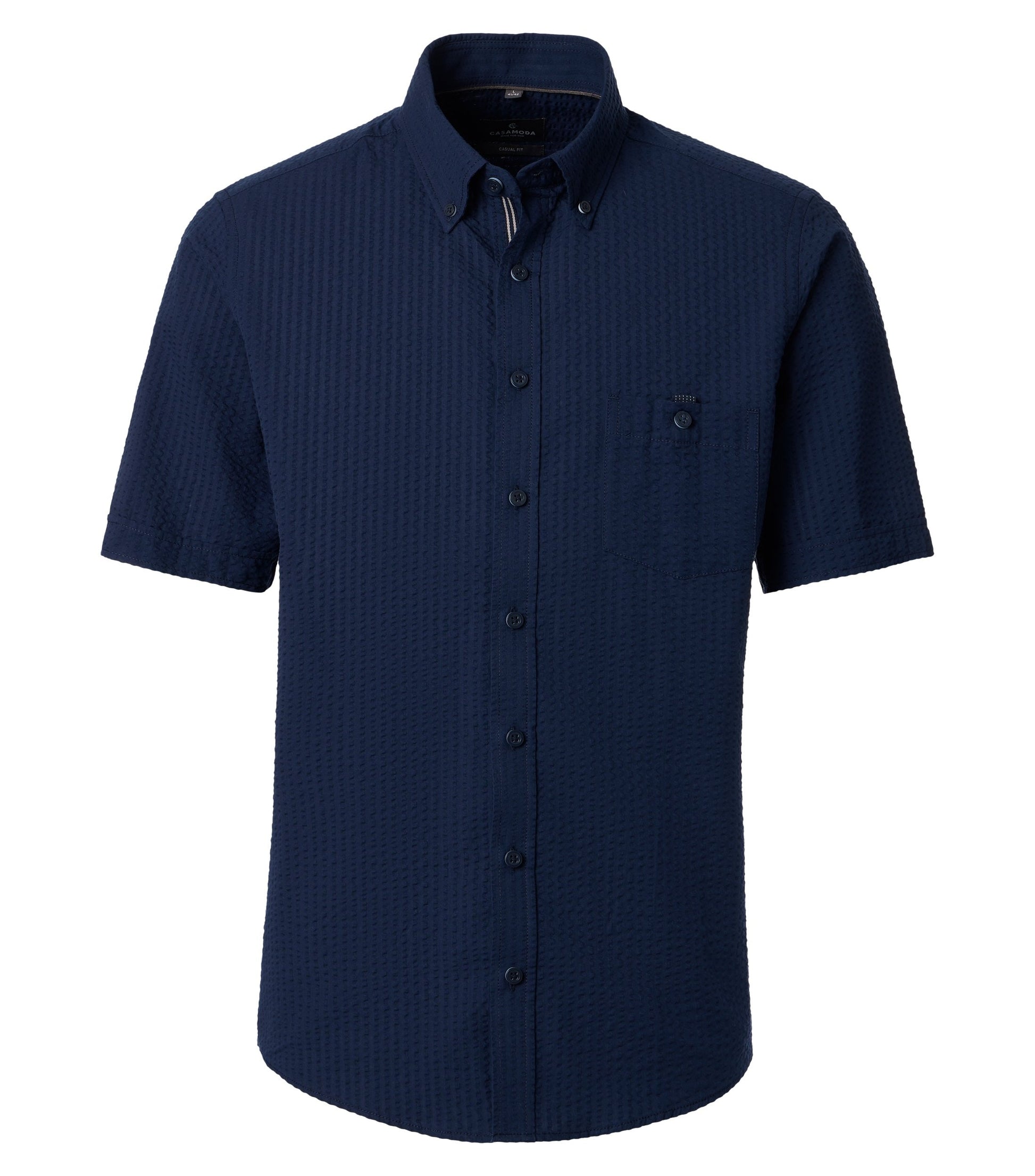 B.D. Casual Short 1/2Arm 101 blau Bild 1