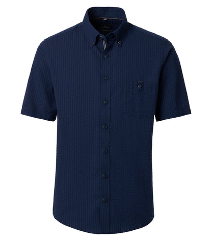 B.D. Casual Short 1/2Arm 101 blau Bild 1
