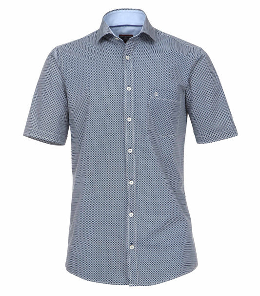 CasaModa Hemd Freizeit 1/2 Arm Kent Druck 101 blau Bild 1