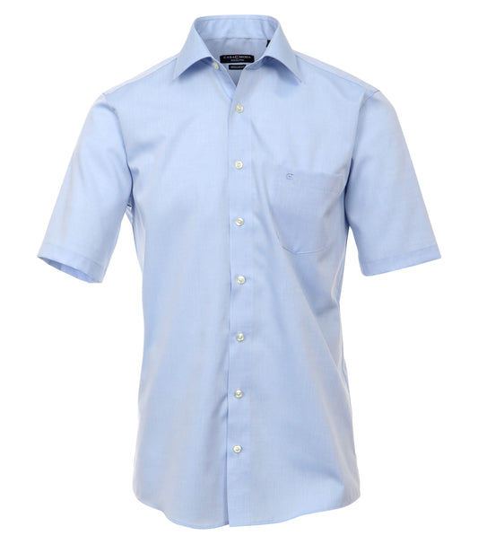 Chambray Hemd Halbarm uninah 008060 10 blau Bild 1
