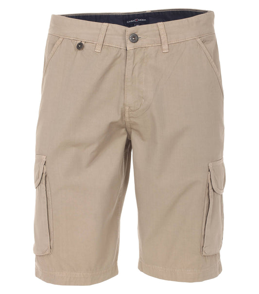 Gewebt Shorts uni 658 beige Bild 1