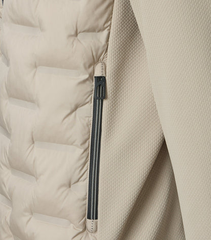 Materialmixjacke 659 beige Bild 3
