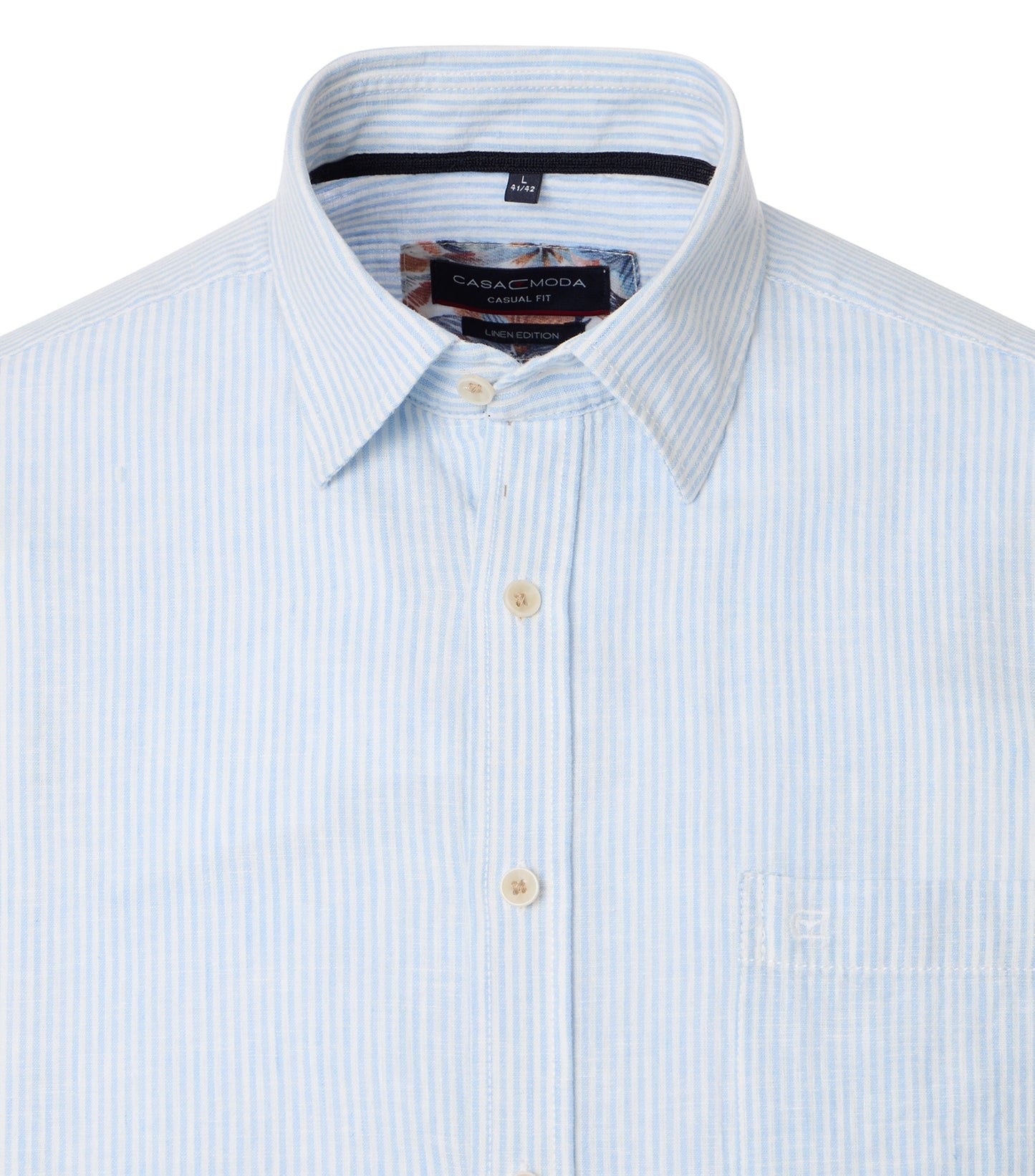 Kent Casual Short 1/2Arm 100 blau Bild 3