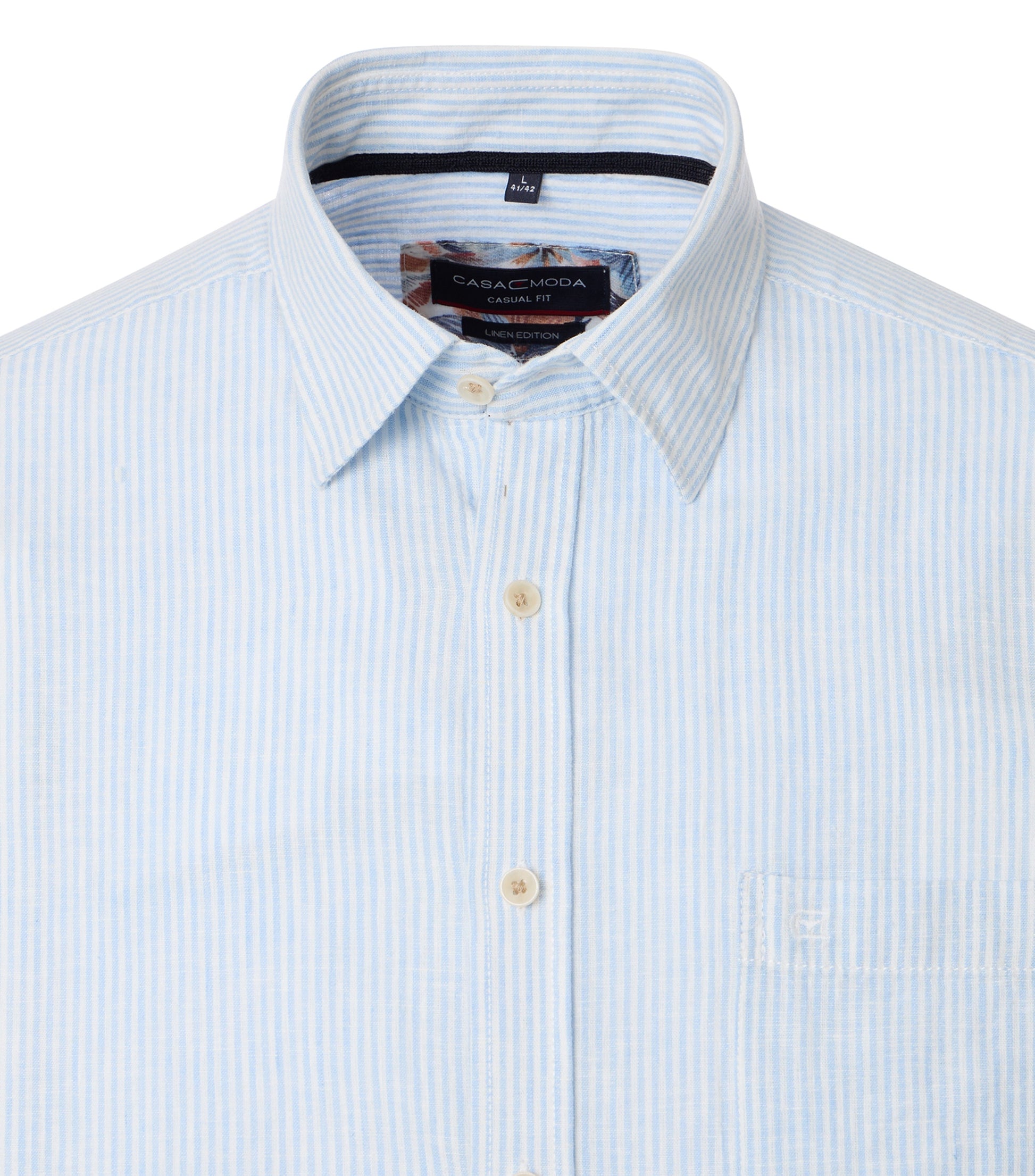 Kent Casual Short 1/2Arm 100 blau Bild 3