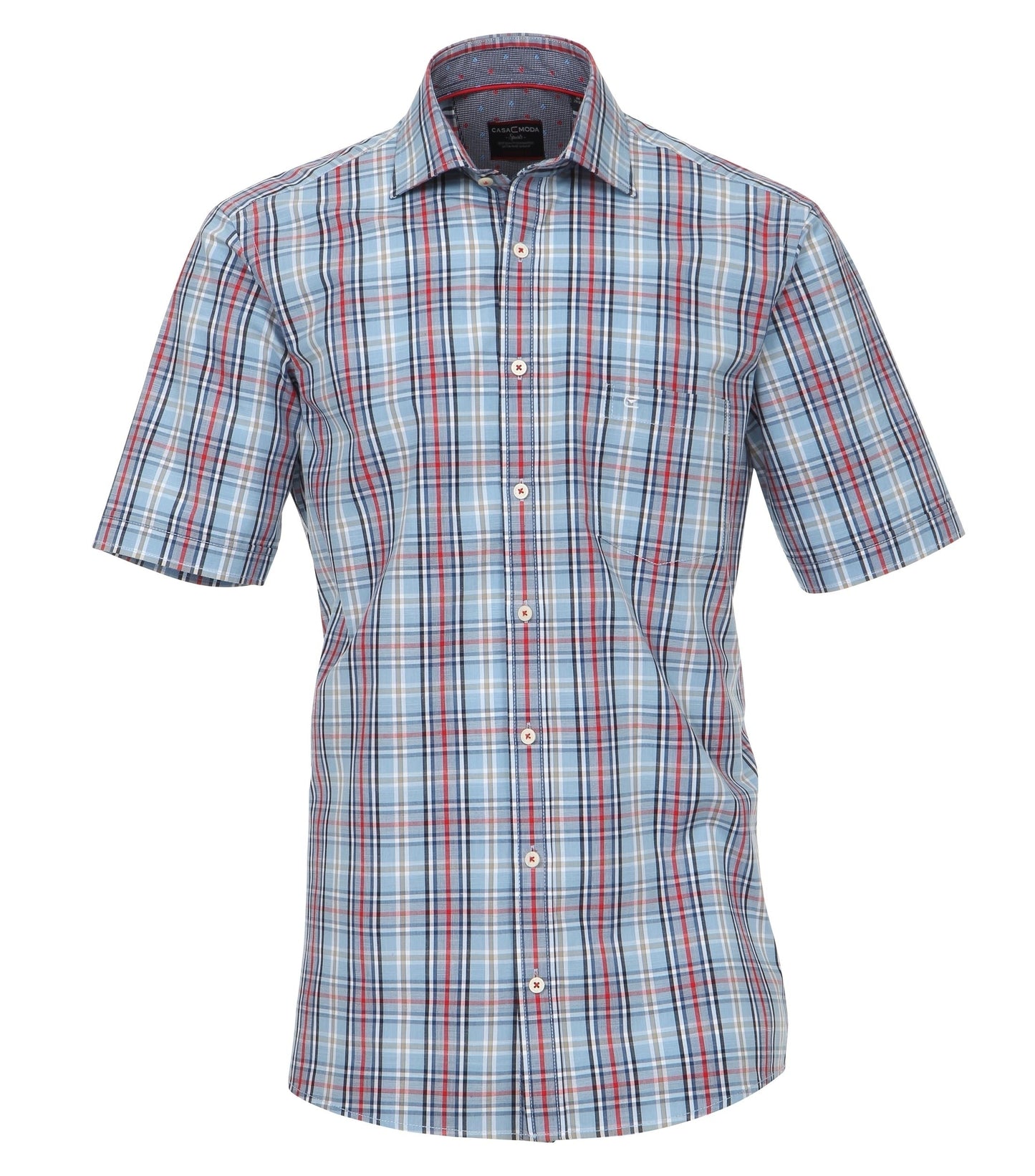 CasaModa shirt leisure 1/2 sleeve Kent check