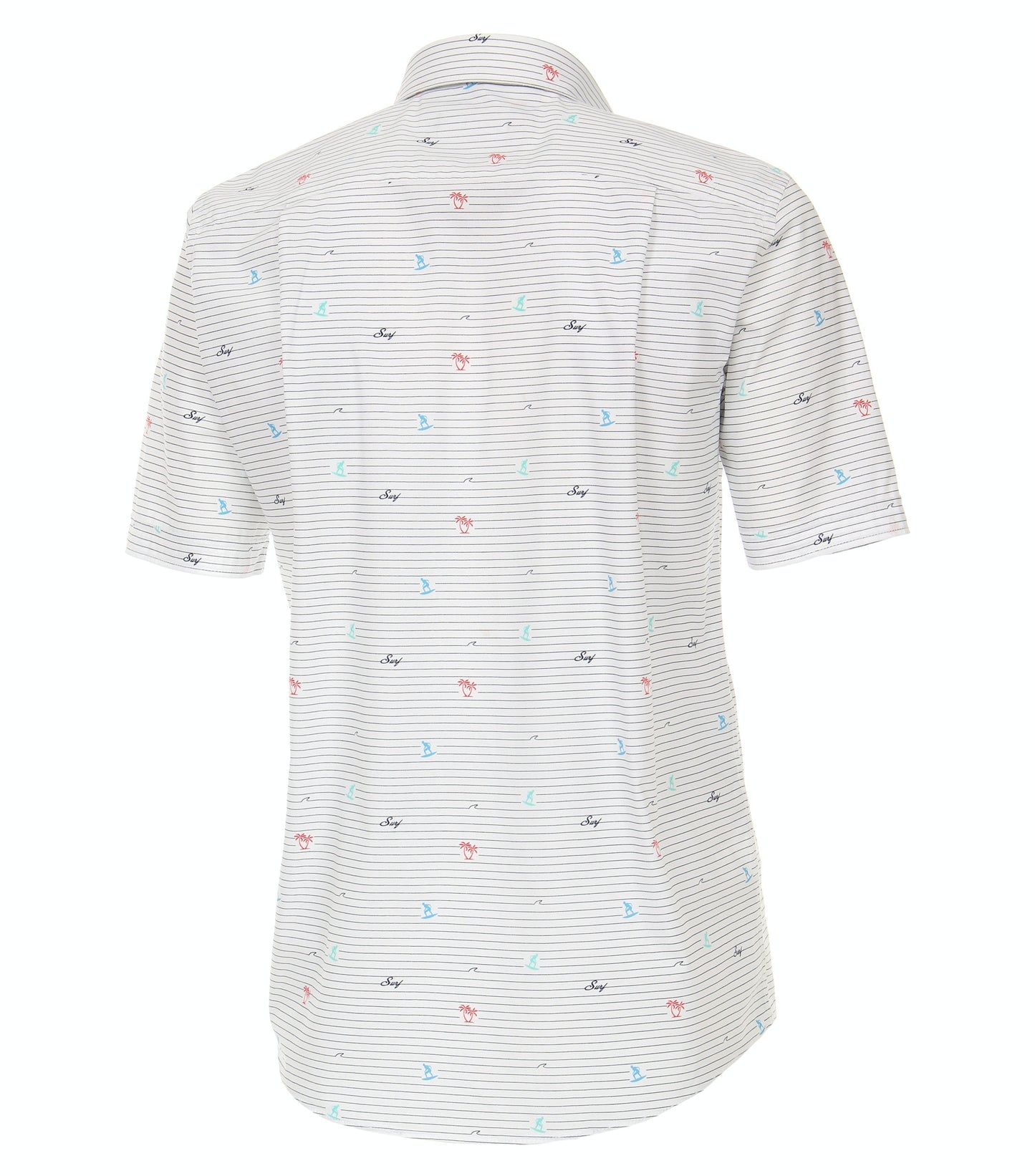 Half-sleeved shirt with fashionable print