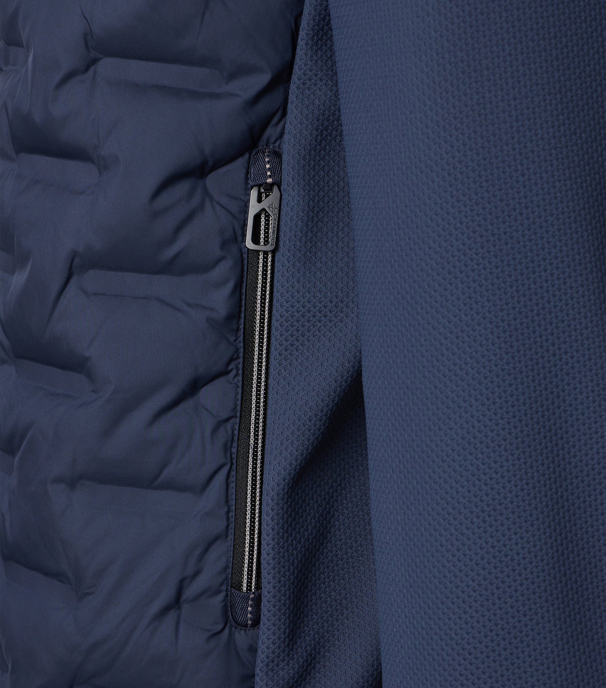 Materialmixjacke 105 blau Bild 4