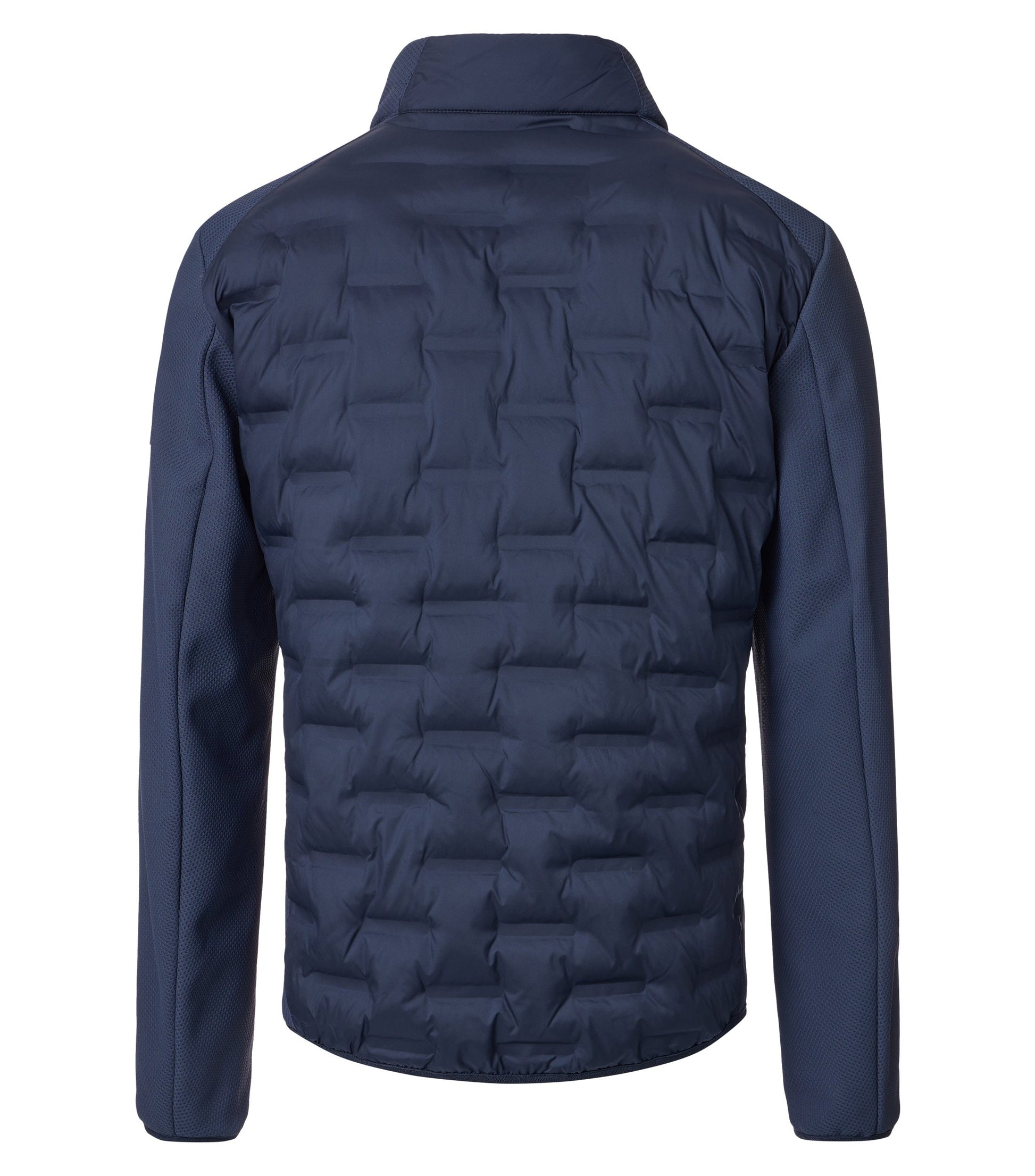 Materialmixjacke 105 blau Bild 6