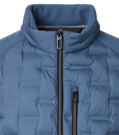 Materialmixjacke 116 blau Bild 5