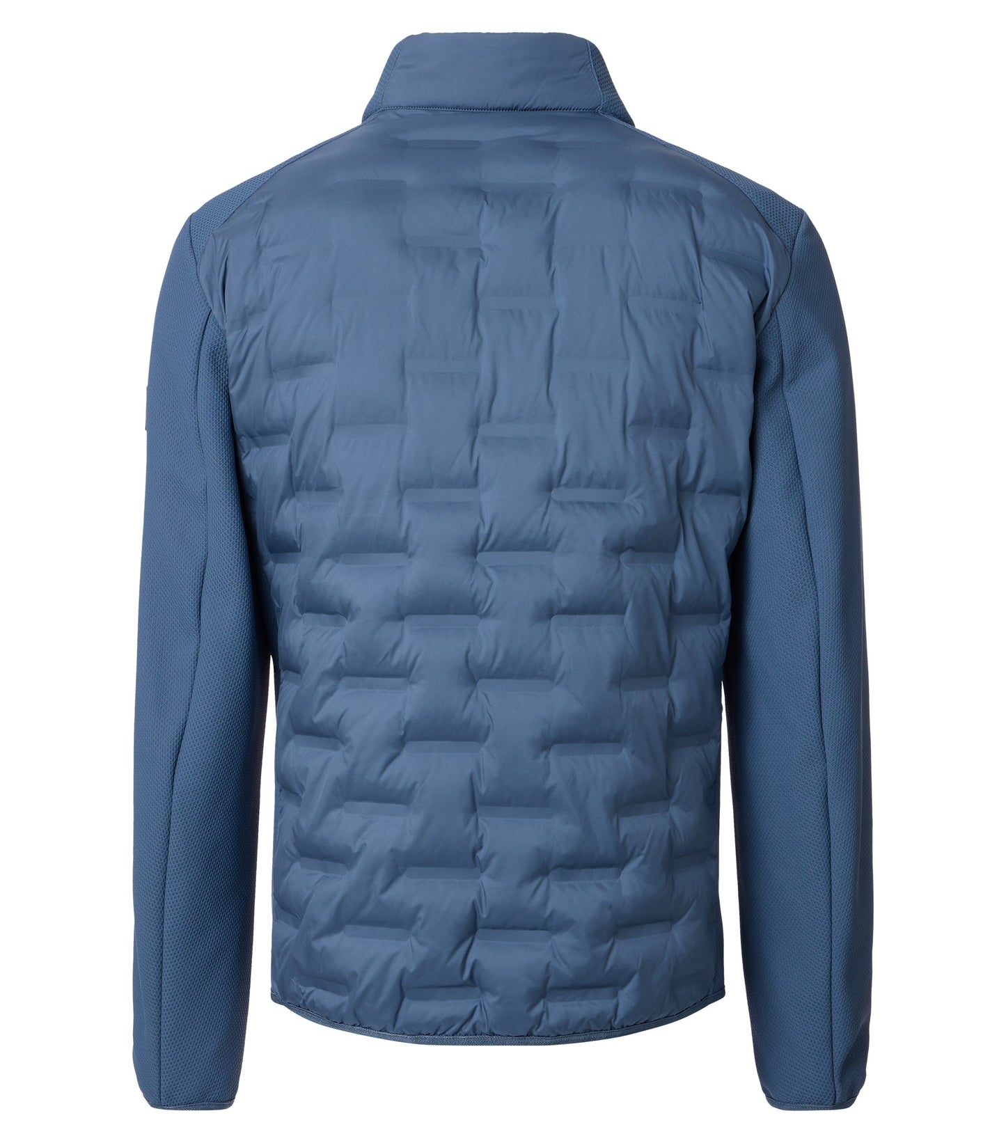 Materialmixjacke 116 blau Bild 6