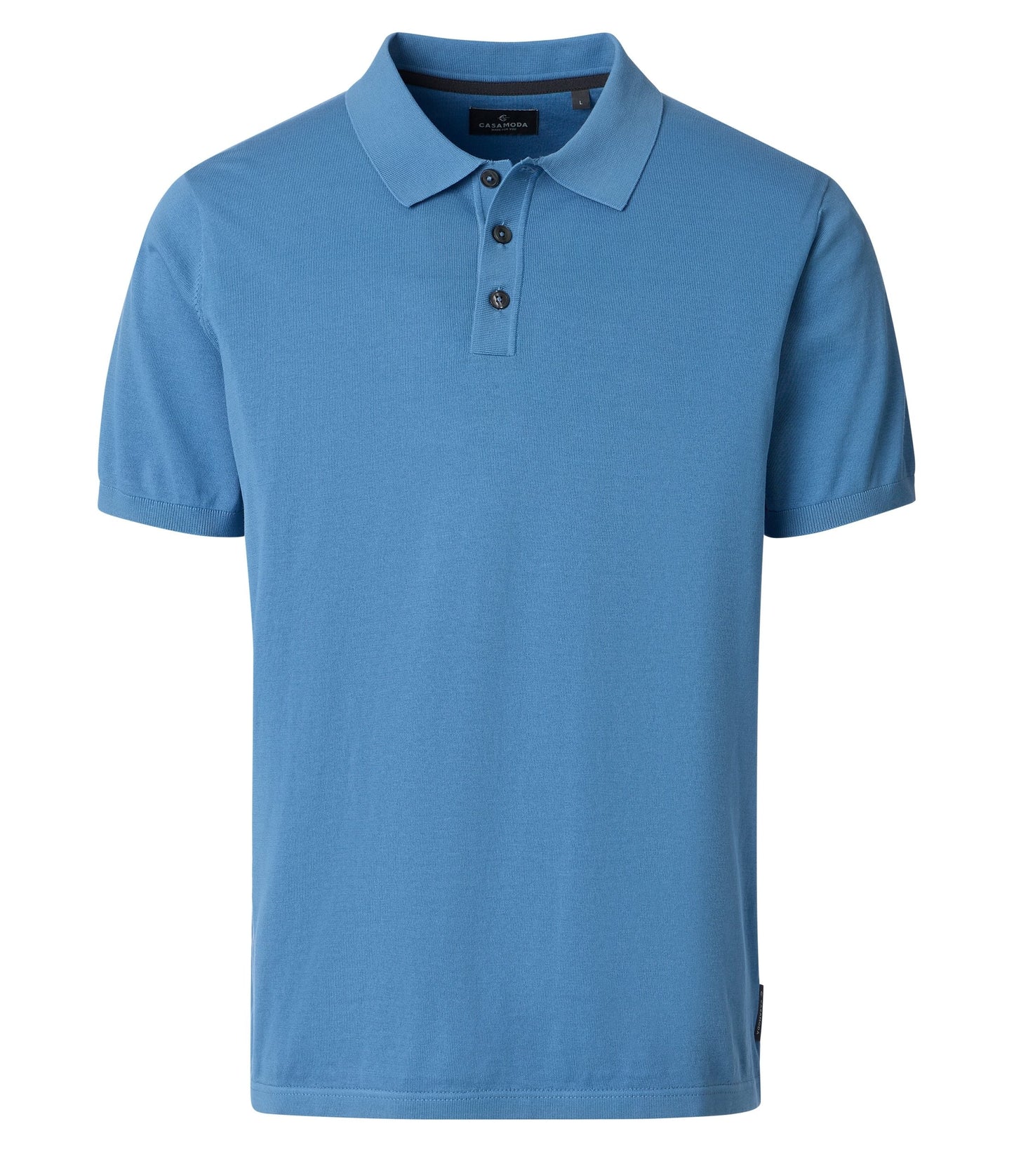 Polo gestrickt 180 blau Bild 1