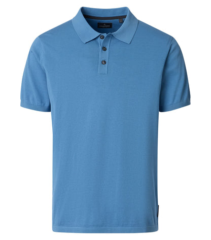 Polo gestrickt 180 blau Bild 1