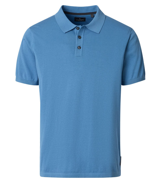 Polo gestrickt 180 blau Bild 1
