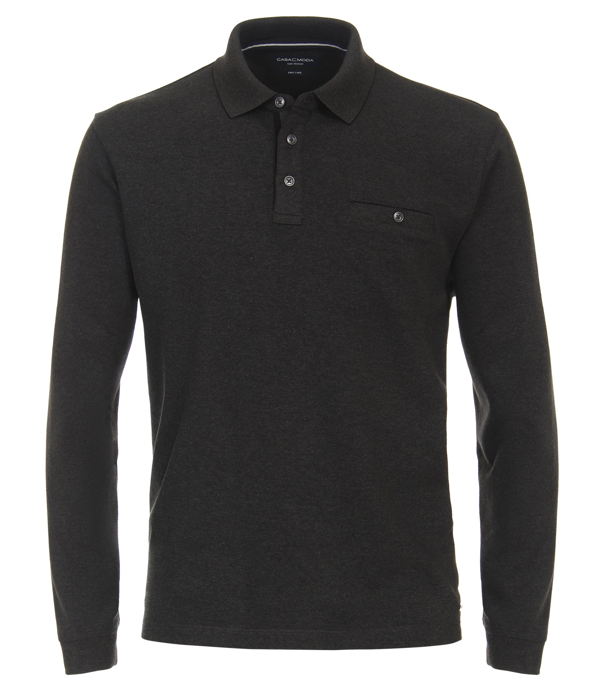 Polo-Shirt Langarm 368 tUErkis Bild 1