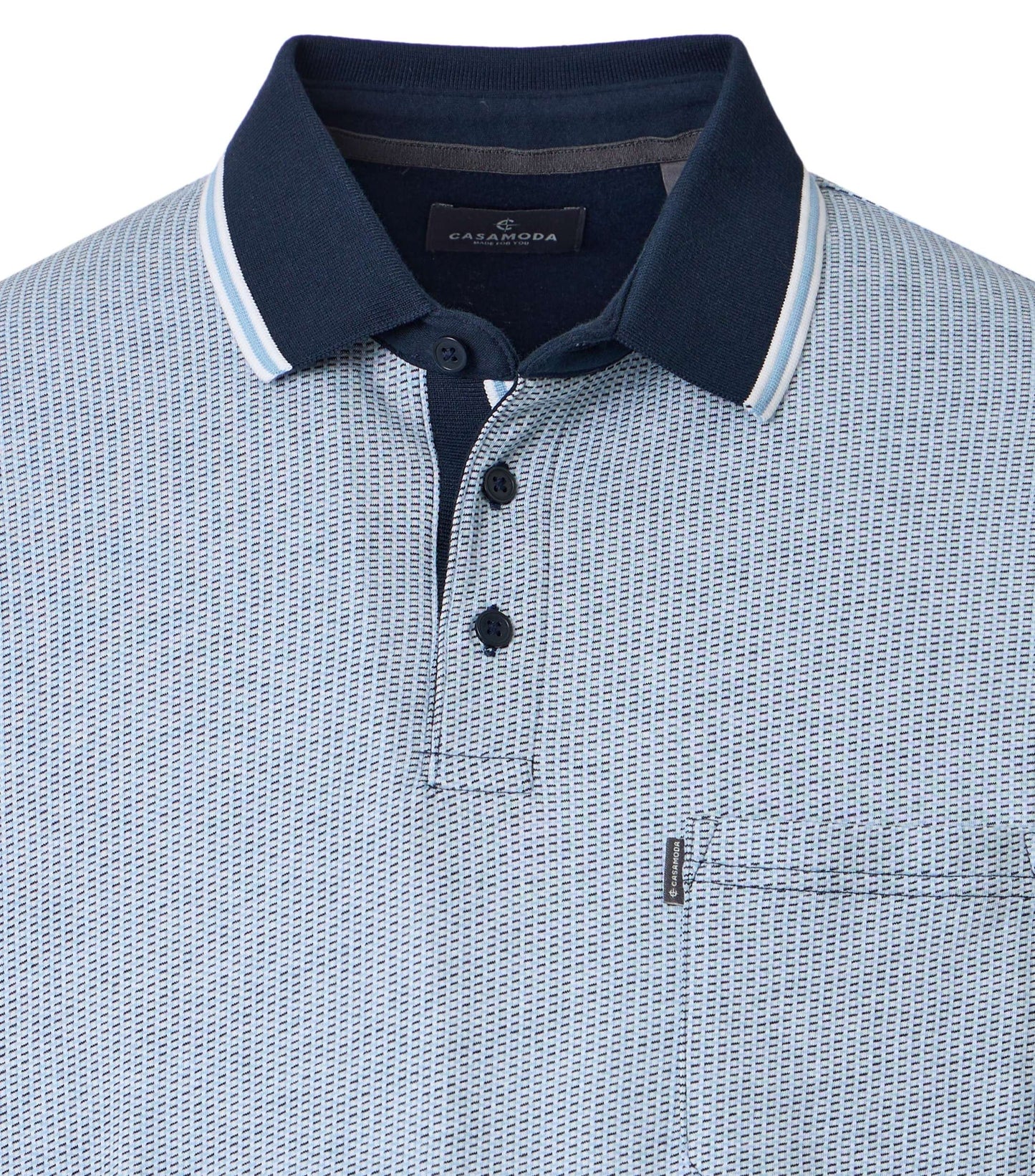 Polo-Shirt 118 blau Bild 3