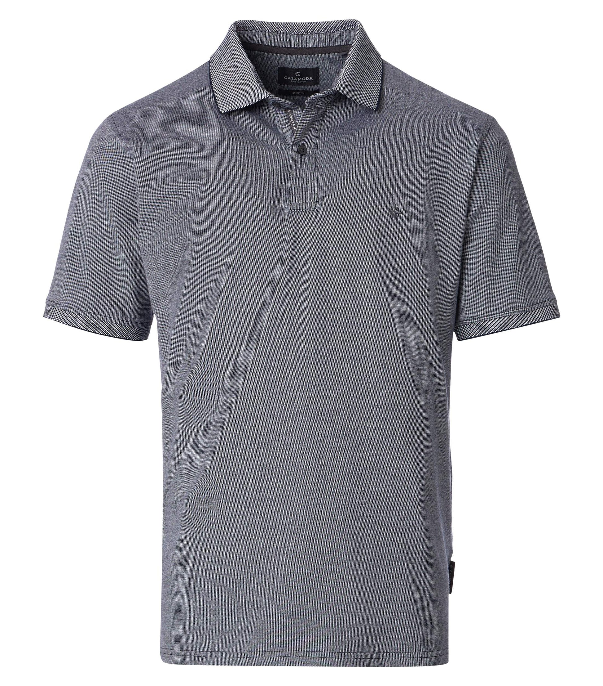 Polo-Shirt uni 004470 108 blau Bild 1