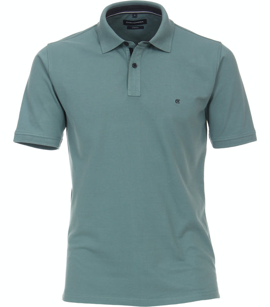 Polo-Shirt uni 004470 393 tUErkis Bild 1