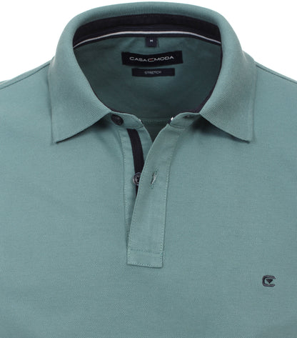 Polo-Shirt uni 004470 393 tUErkis Bild 3