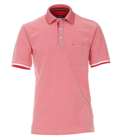 Polo-Shirt uni 429 rot Bild 1