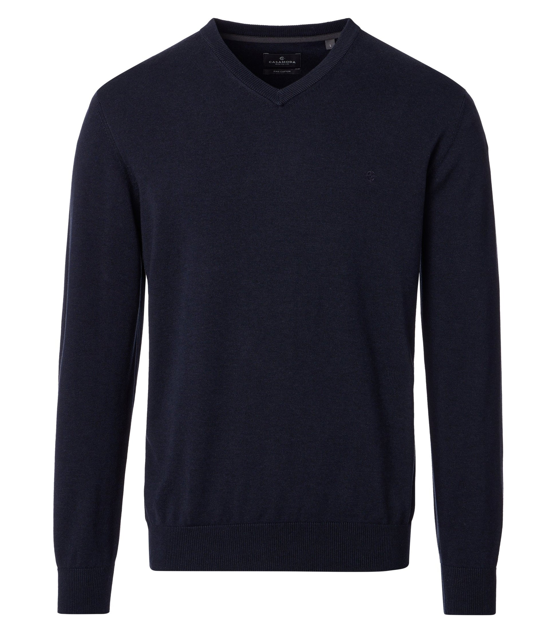 Pullover V-Neck NOS 105 blau Bild 1