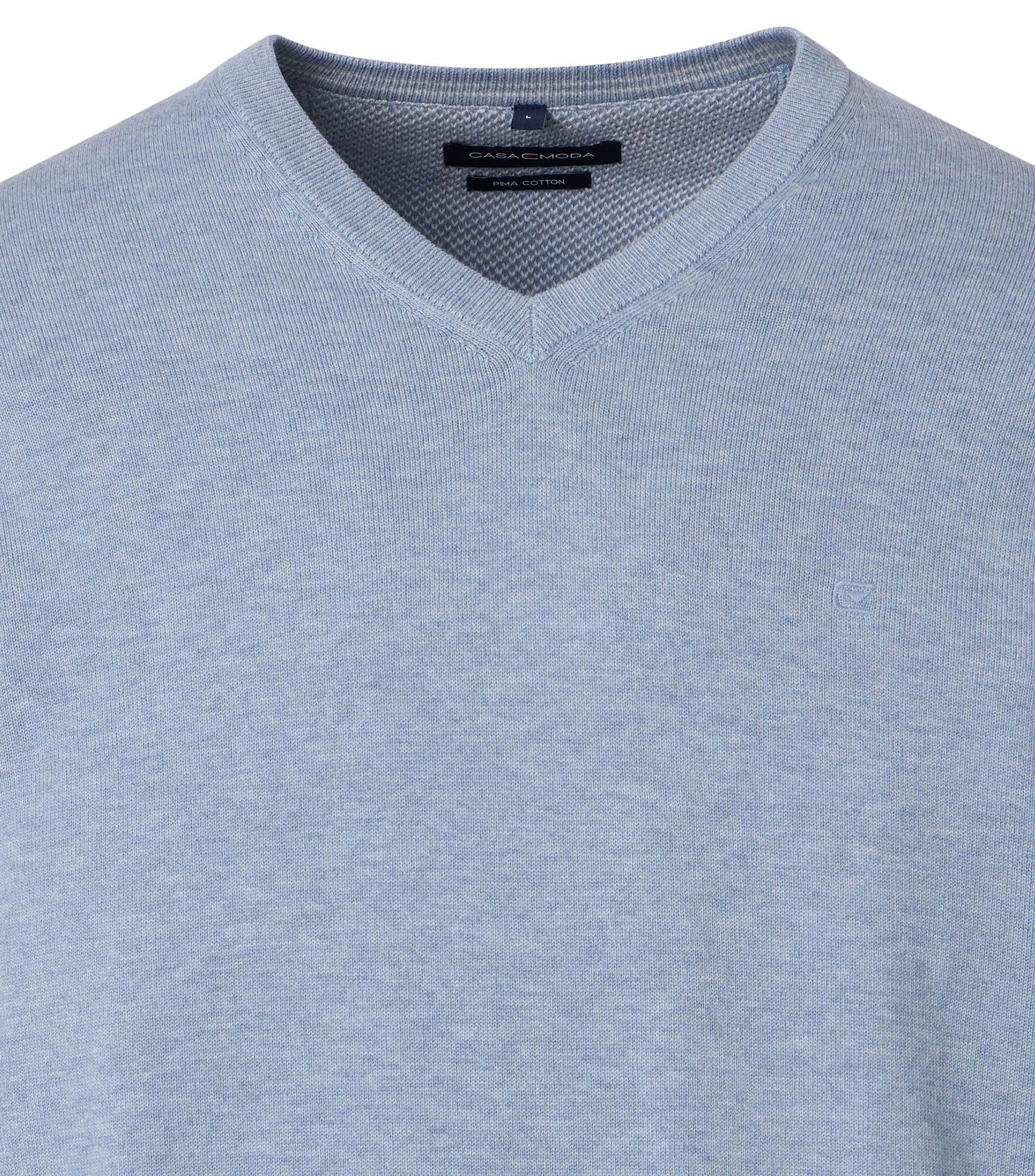 Pullover V-Neck NOS 117 blau Bild 2